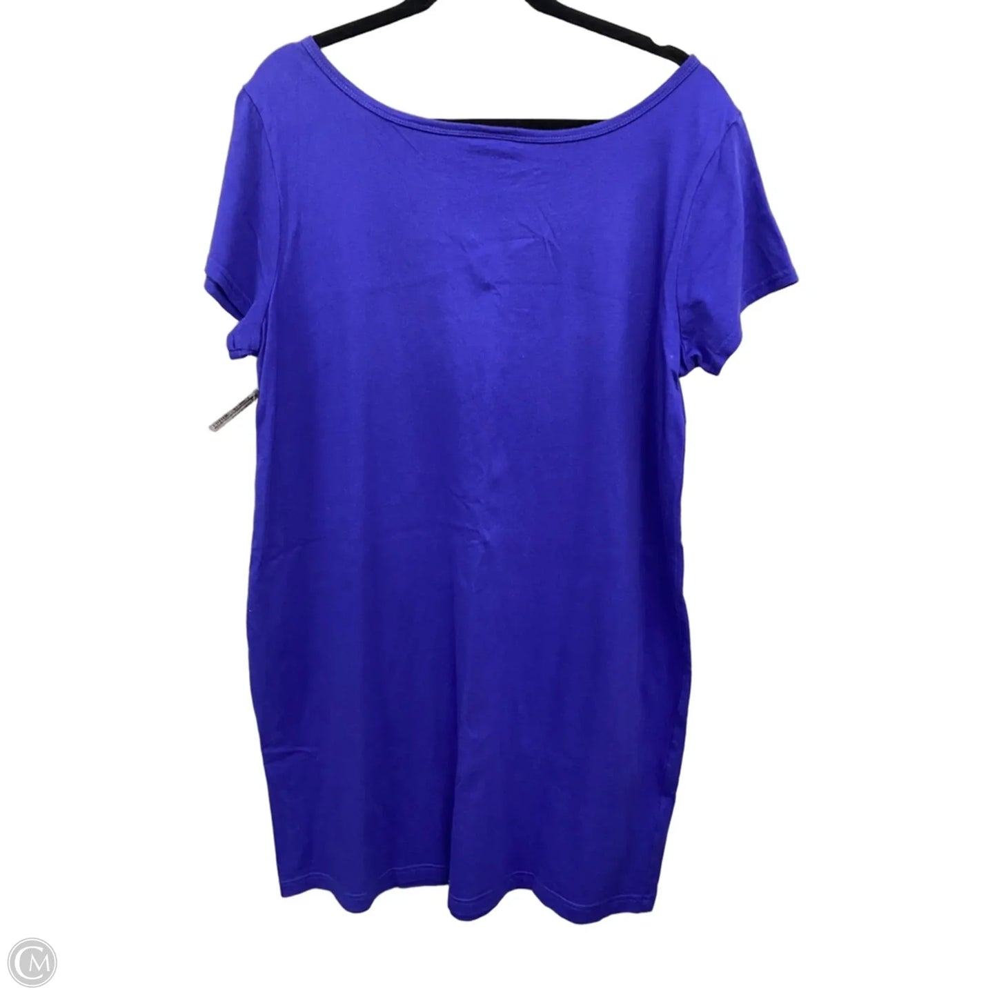 Dress Casual Short By Bob Mackie Qvc In Purple, Size: Xl