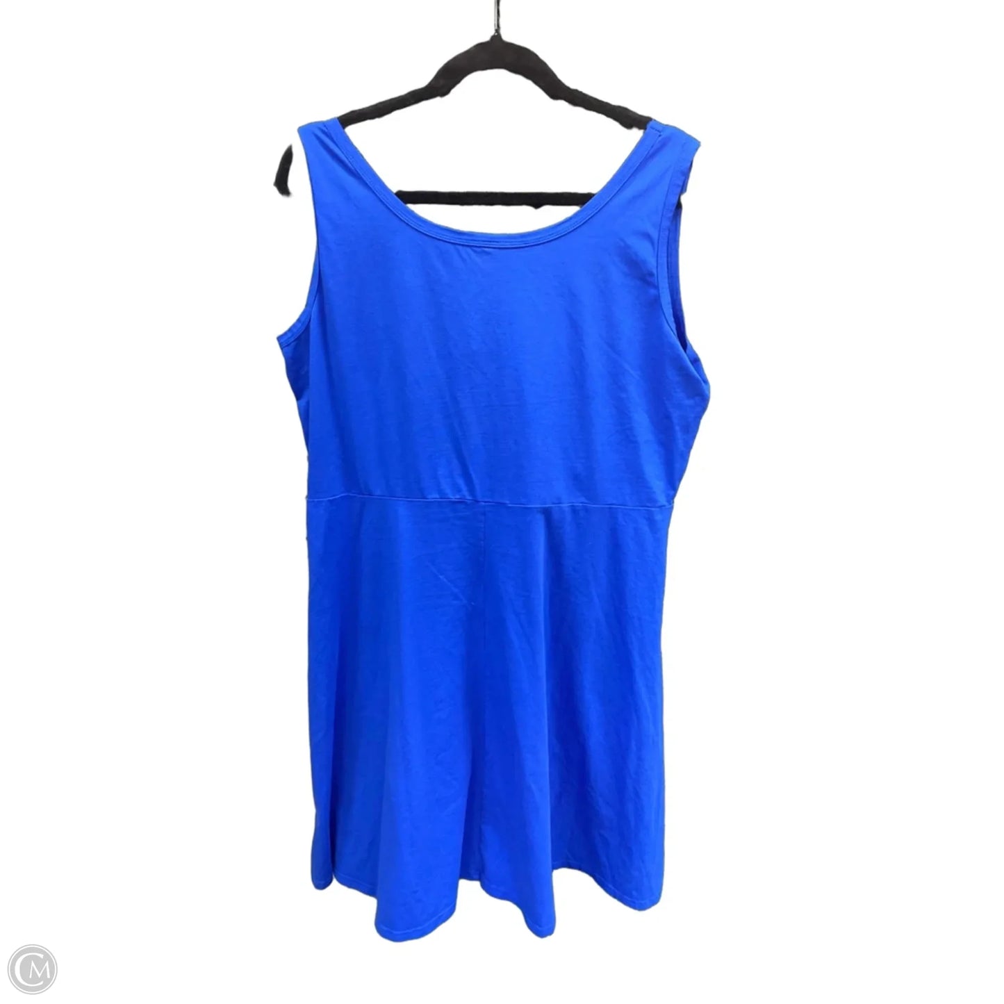 Dress Casual Short By Clothes Mentor In Blue, Size: 2x