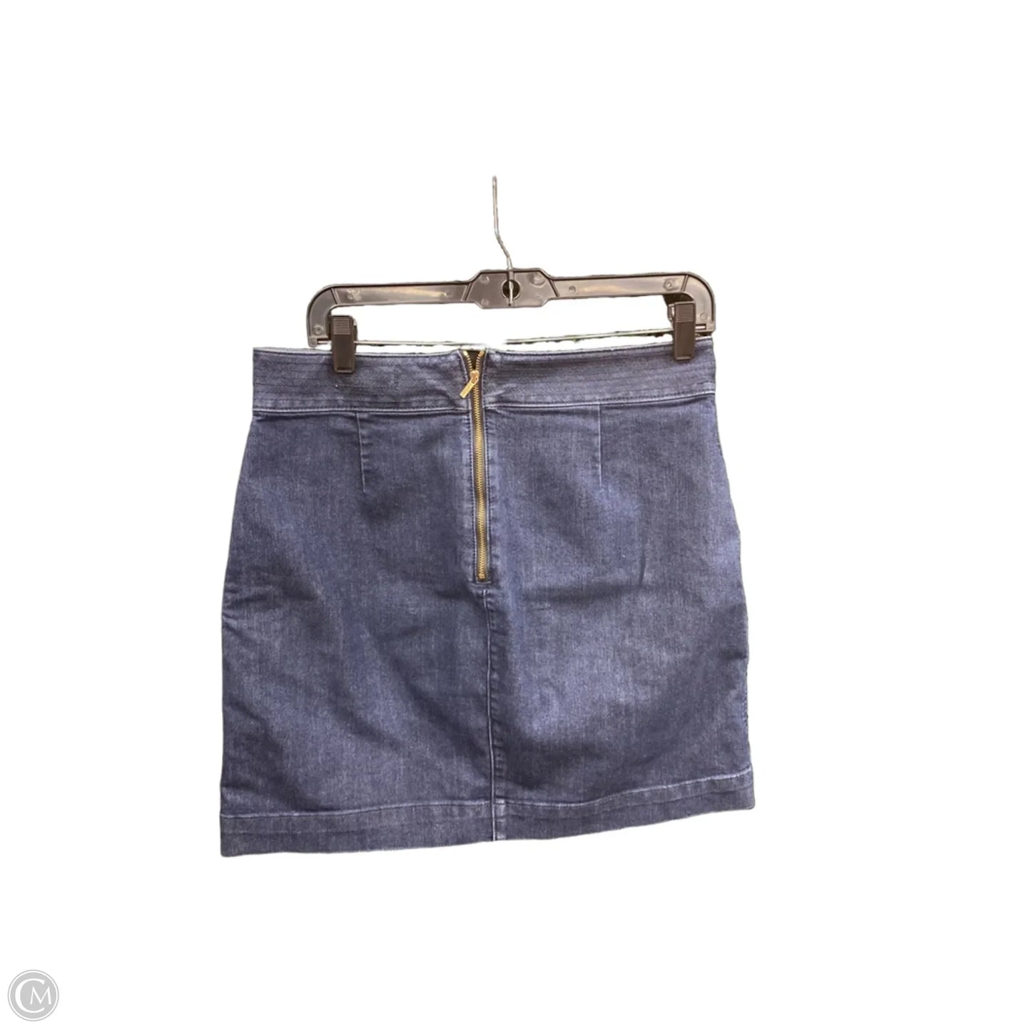 Skirt Mini & Short By Loft In Blue Denim, Size: 8