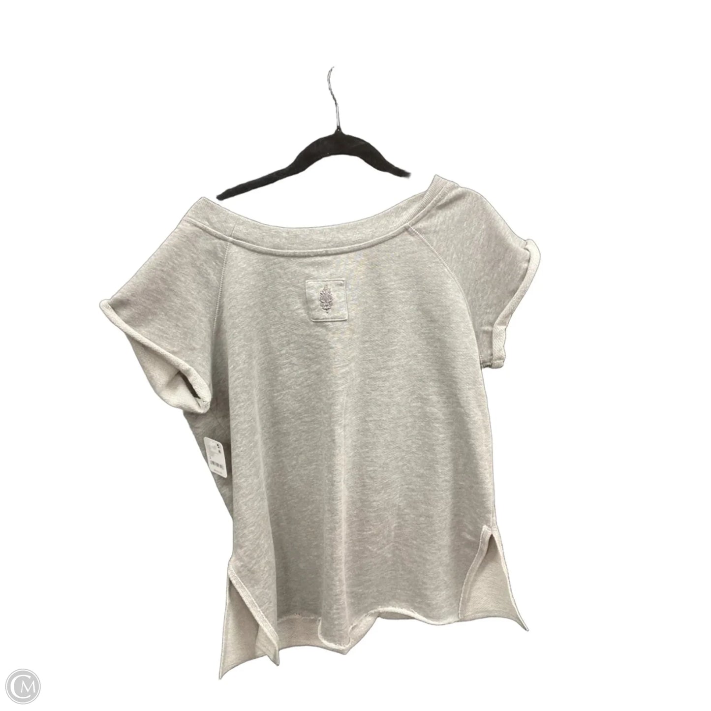 Sweatshirt Crewneck By Free People In Grey, Size: M