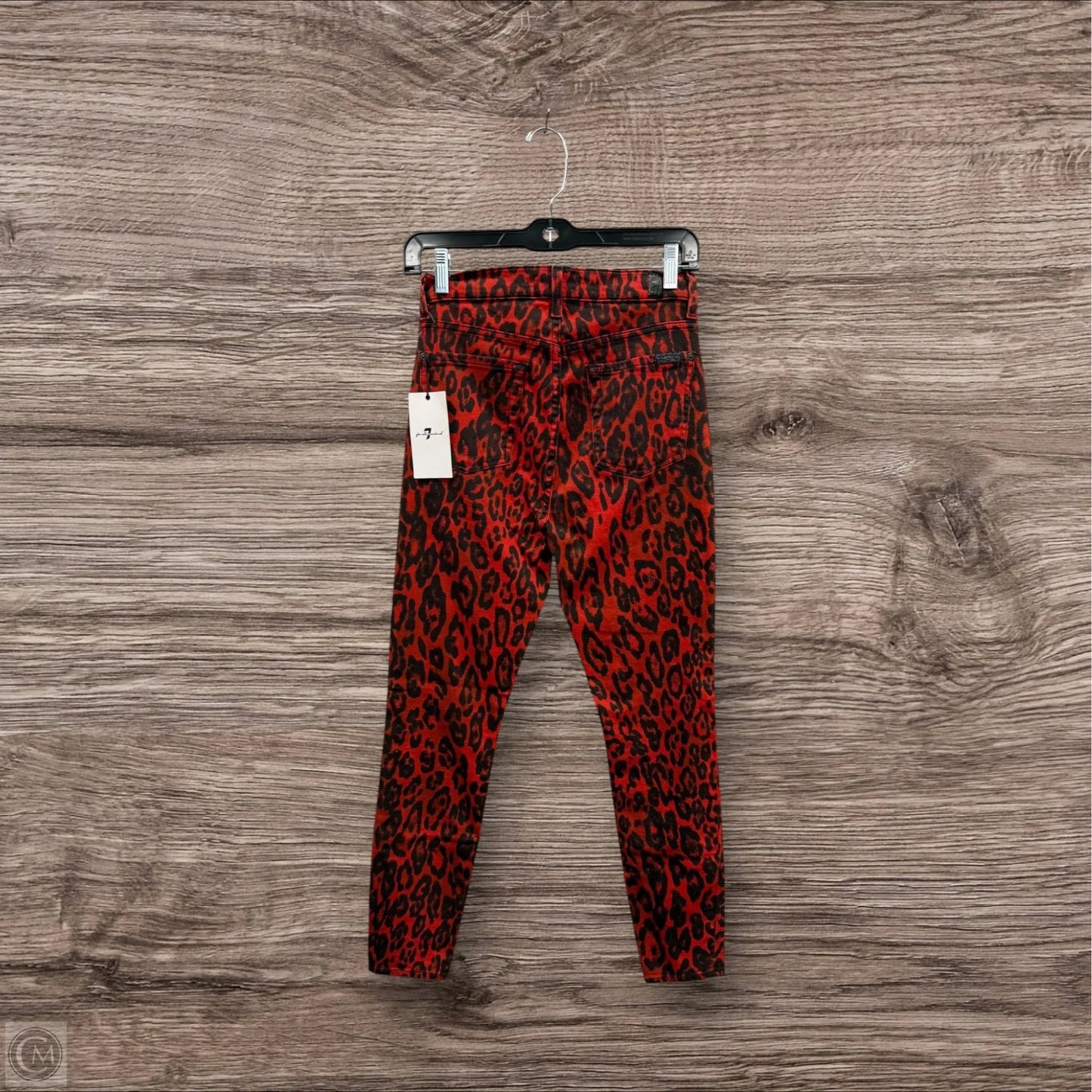 Jeans Skinny By 7 For All Mankind In Red, Size: 2