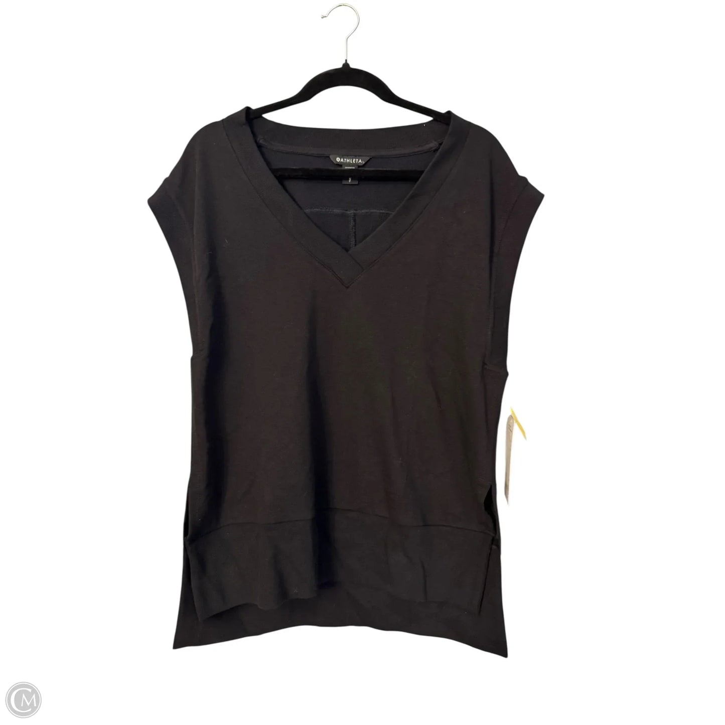Sweatshirt Collar By Athleta In Black, Size: S