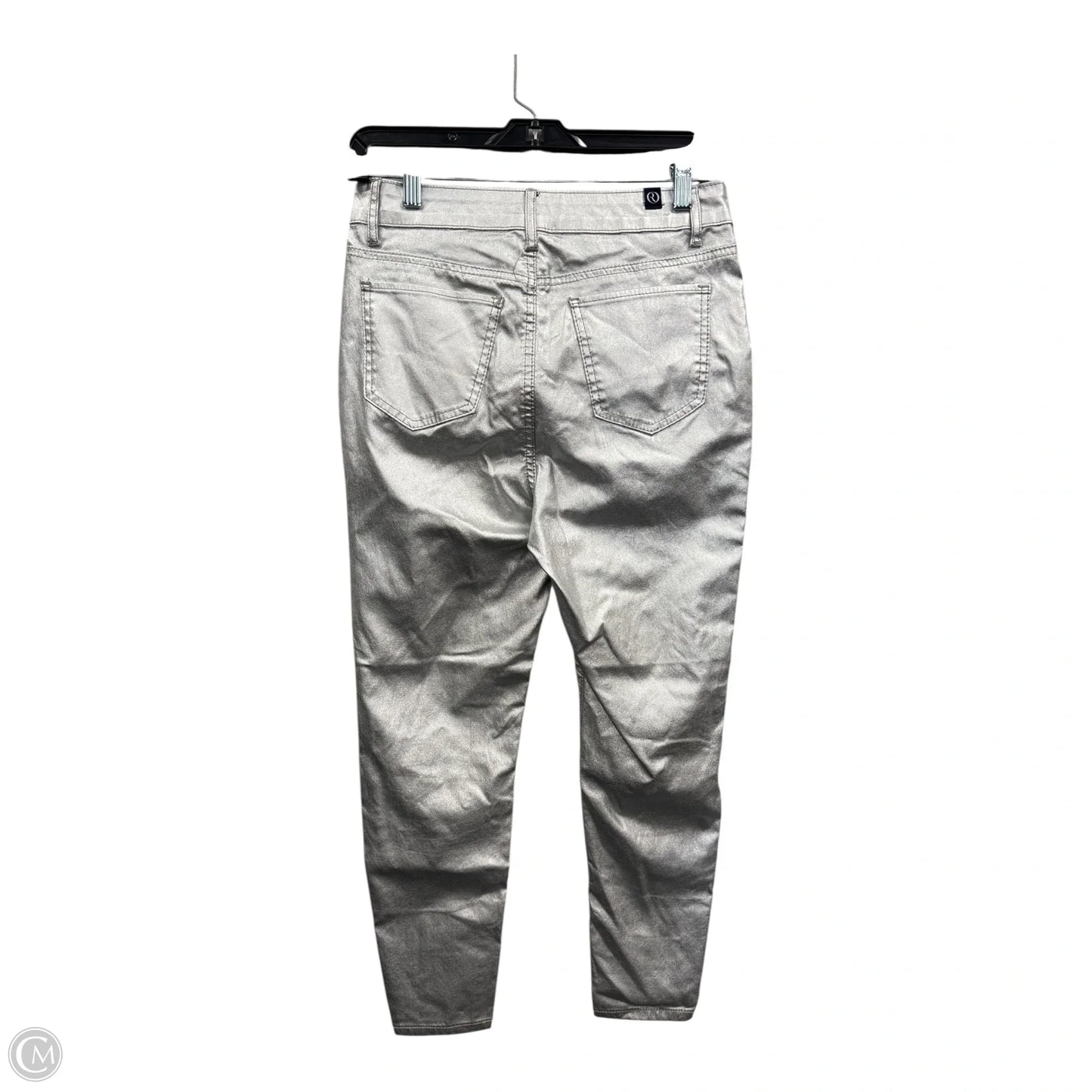 Jeans Skinny By Clothes Mentor In Silver, Size: 10