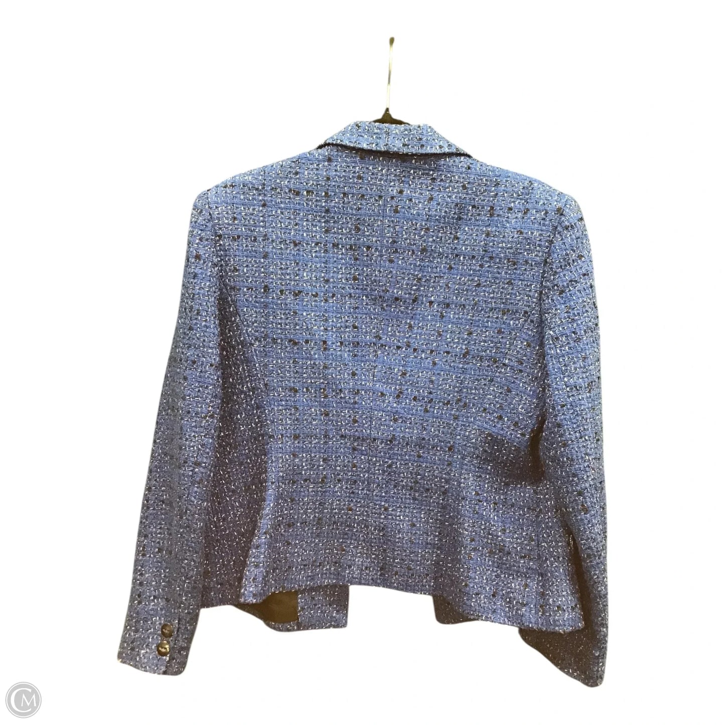 Blazer By Clothes Mentor In Blue, Size: 12