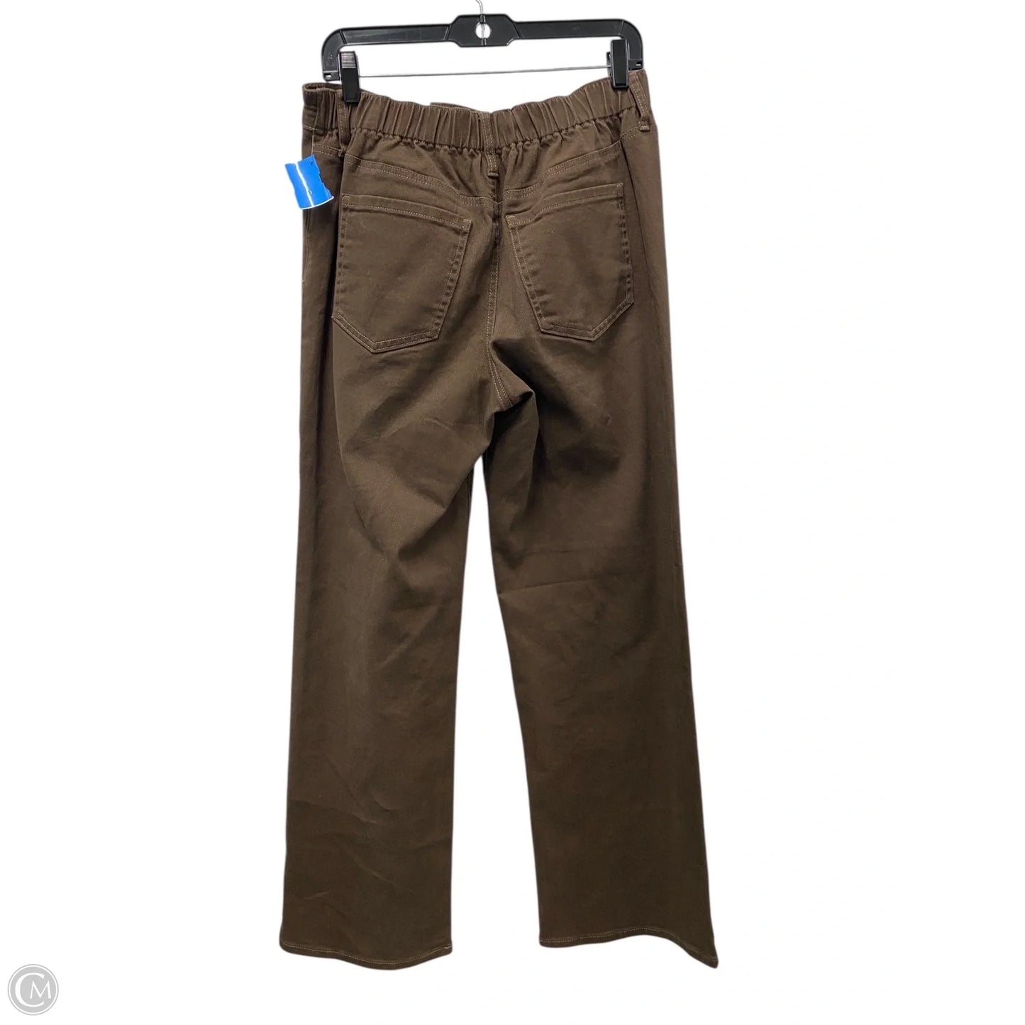 Jeans Wide Leg By No Boundaries In Brown Denim, Size: 10