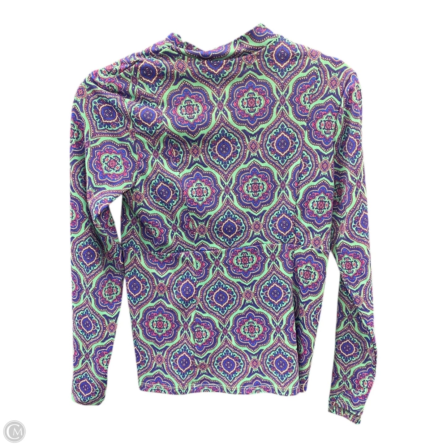 Top Long Sleeve By Coolibar In Paisley Print, Size: Xs