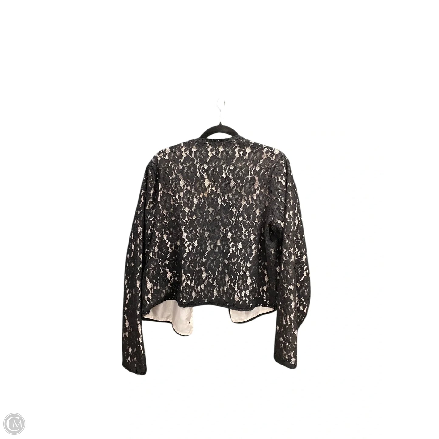 Cardigan By Clothes Mentor In Black & Tan, Size: Xxl