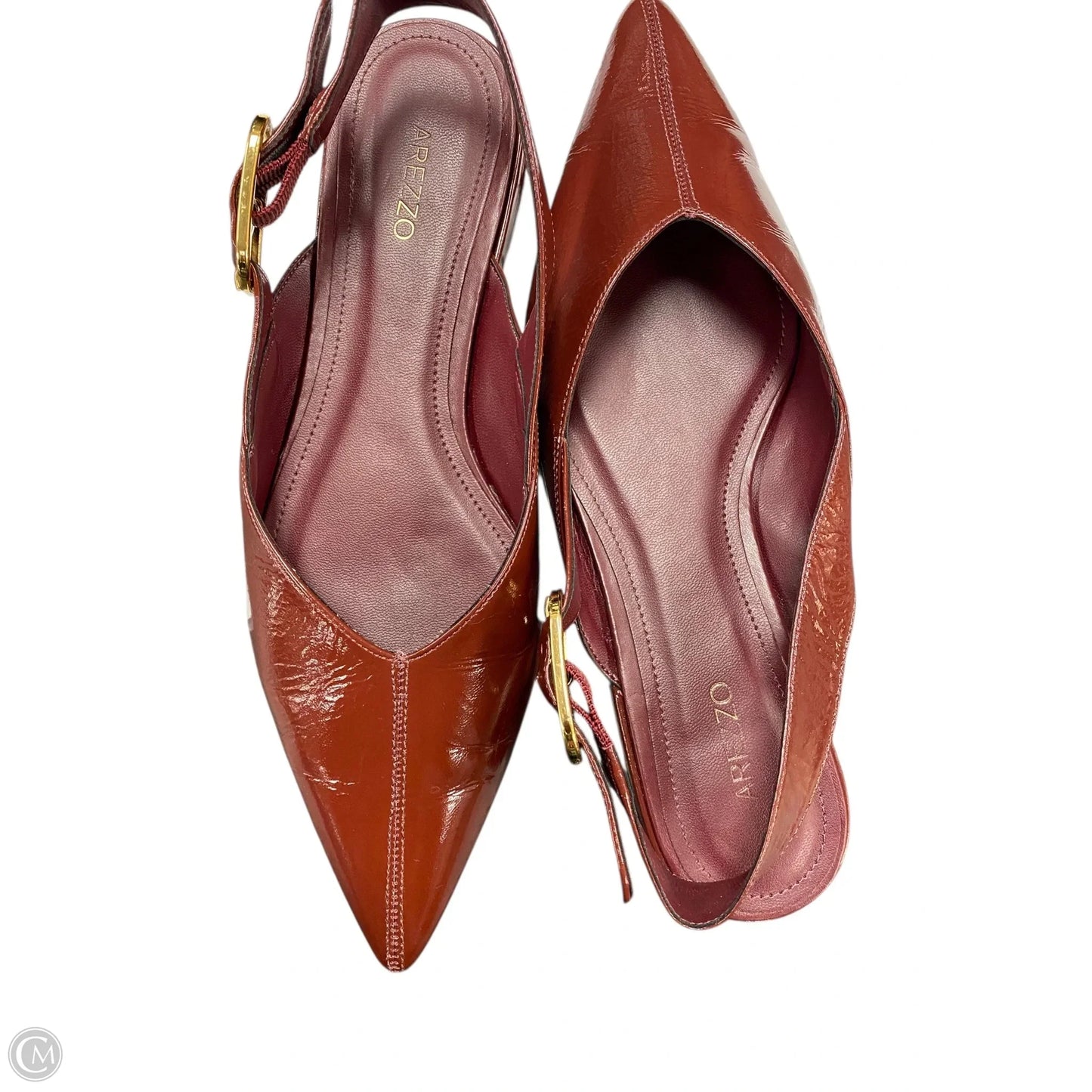 Shoes Flats By Clothes Mentor In Maroon, Size: 8