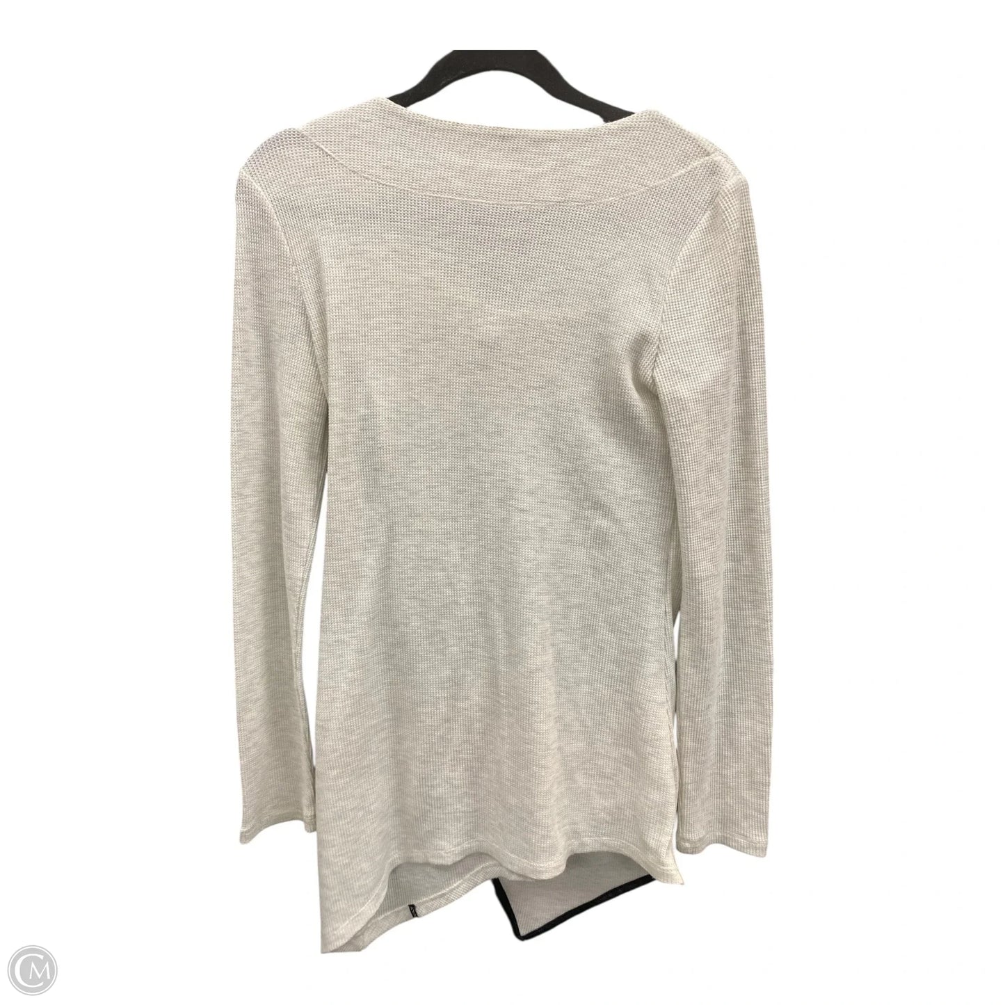 Athletic Top Long Sleeve Crewneck By Marc New York In Beige, Size: L