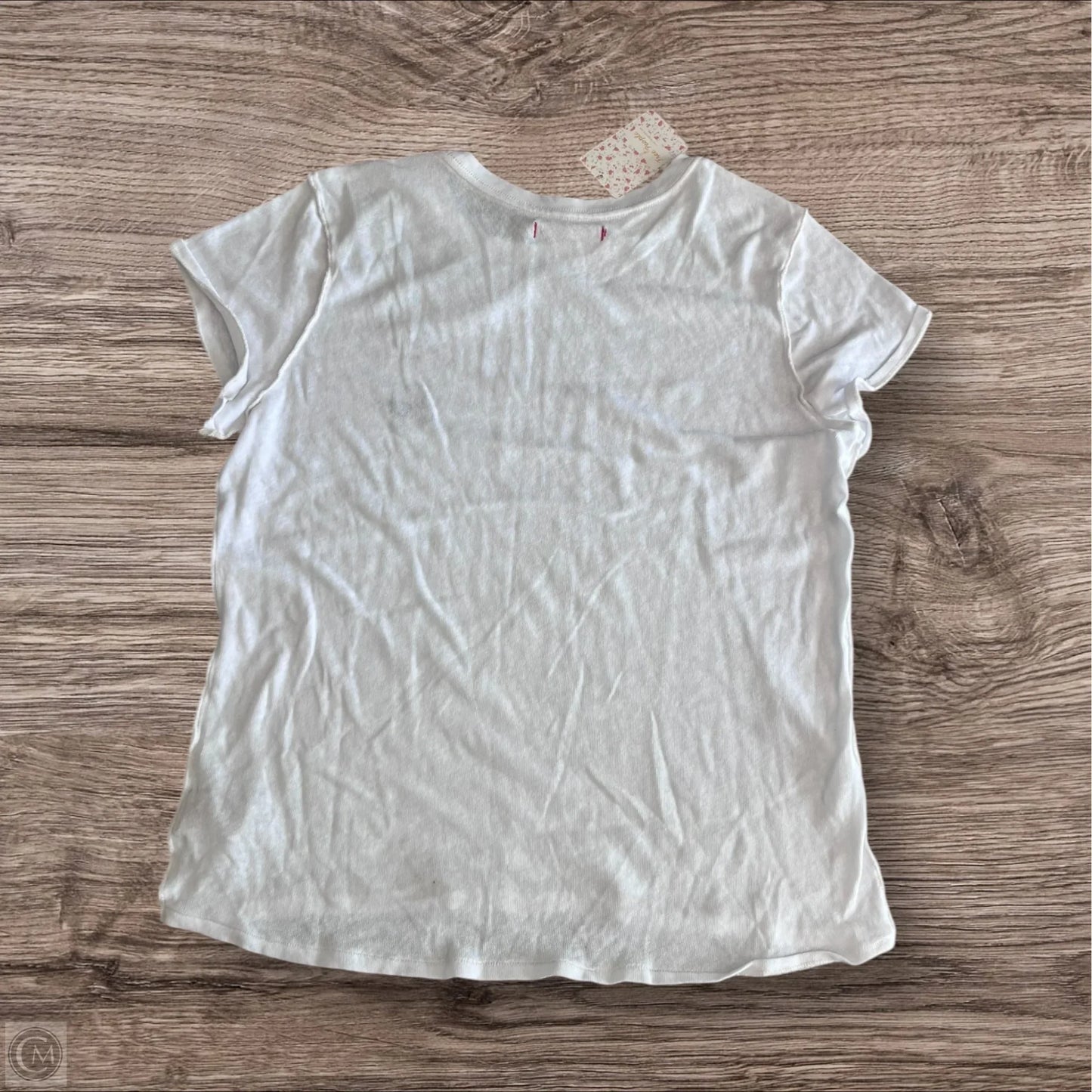 Top Short Sleeve Basic By We The Free In White, Size: Xl