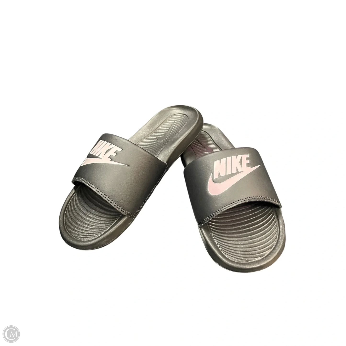 Sandals Flip Flops By Nike In Black, Size: 6