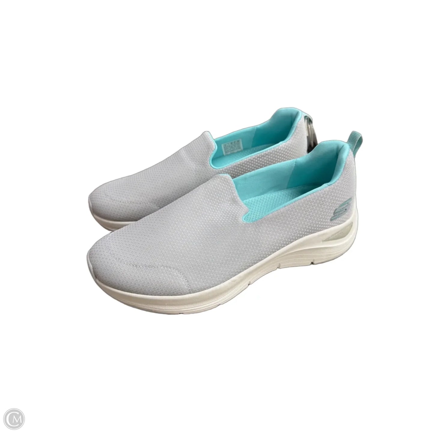 Shoes Sneakers By Skechers In Grey, Size: 10
