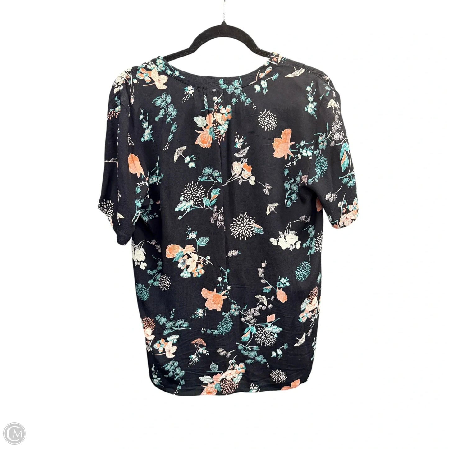 Top Short Sleeve By Clothes Mentor In Floral Print, Size: S