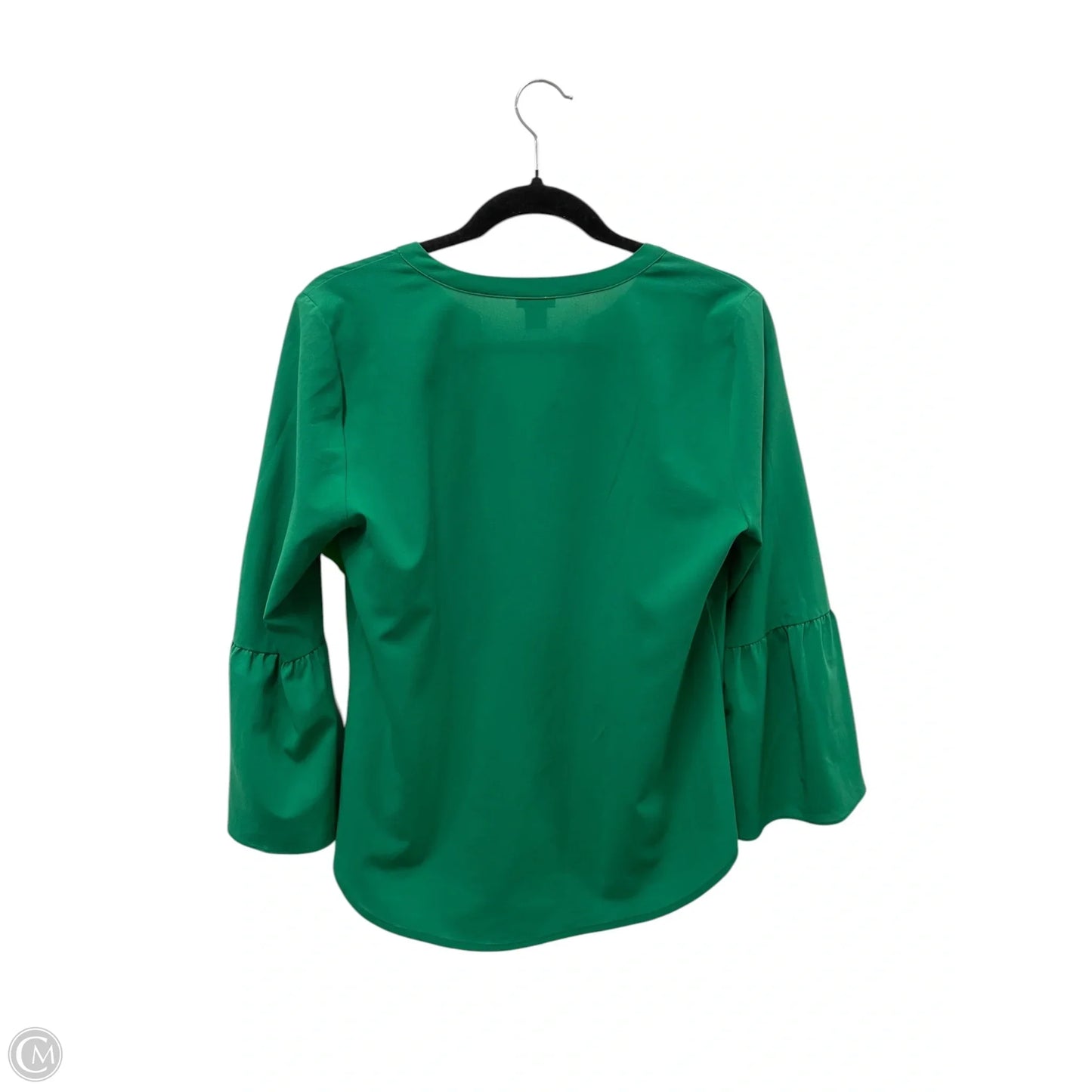 Blouse 3/4 Sleeve By J. Crew In Green, Size: S