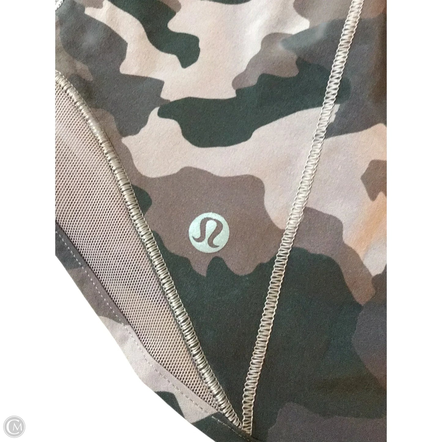 Athletic Shorts By Lululemon In Camouflage Print, Size: 10