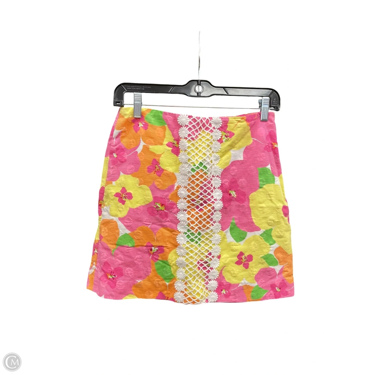 Skirt Designer By Lilly Pulitzer In Floral Print, Size: 0