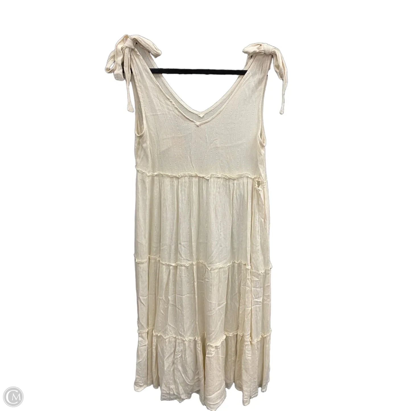 Dress Casual Maxi By Clothes Mentor In Cream, Size: S