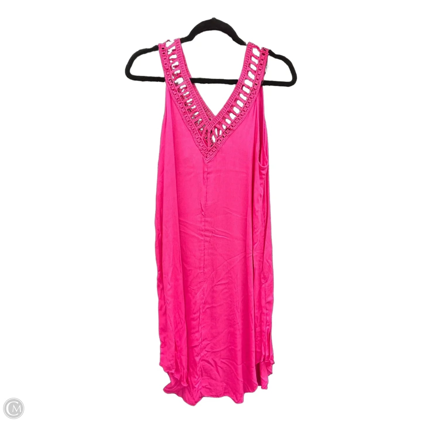 Swimwear Cover-up By Clothes Mentor In Pink, Size: M