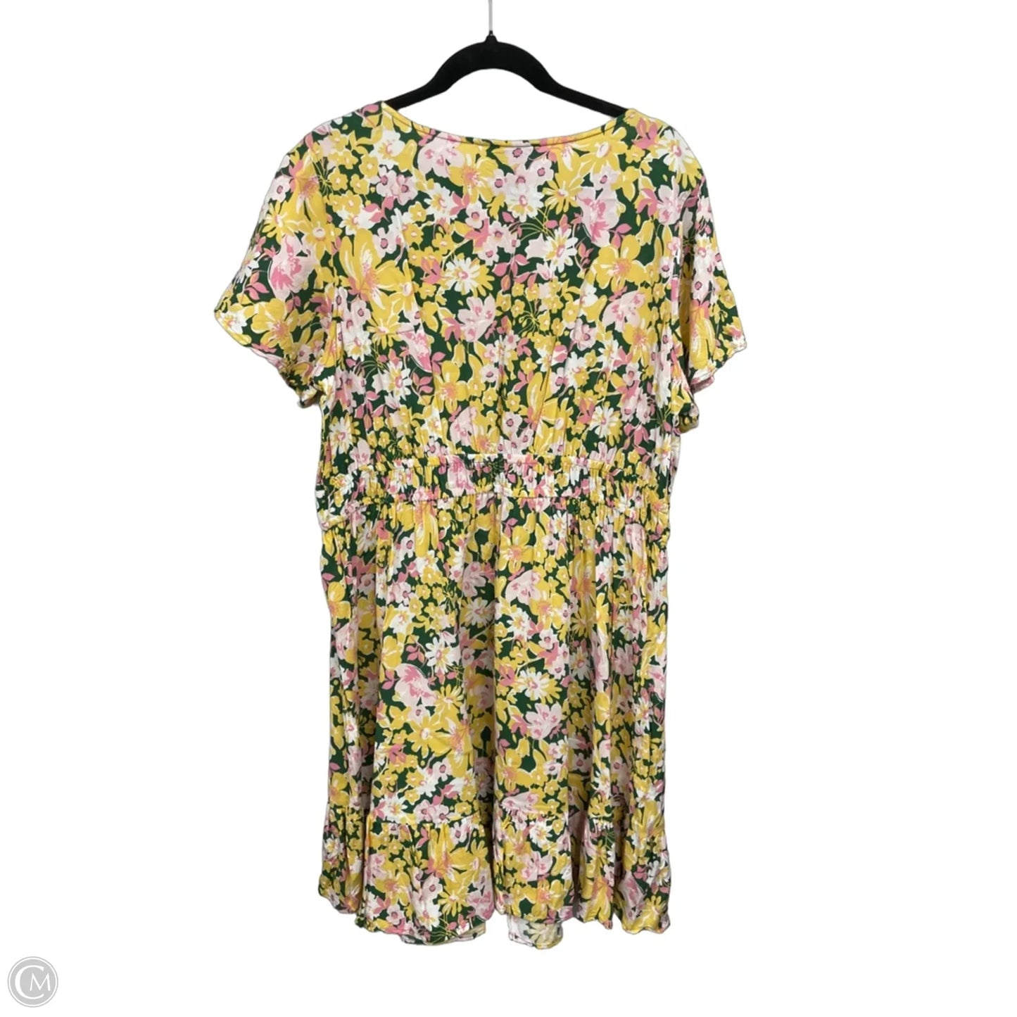 Dress Casual Short By Croft And Barrow In Floral Print, Size: Xxl