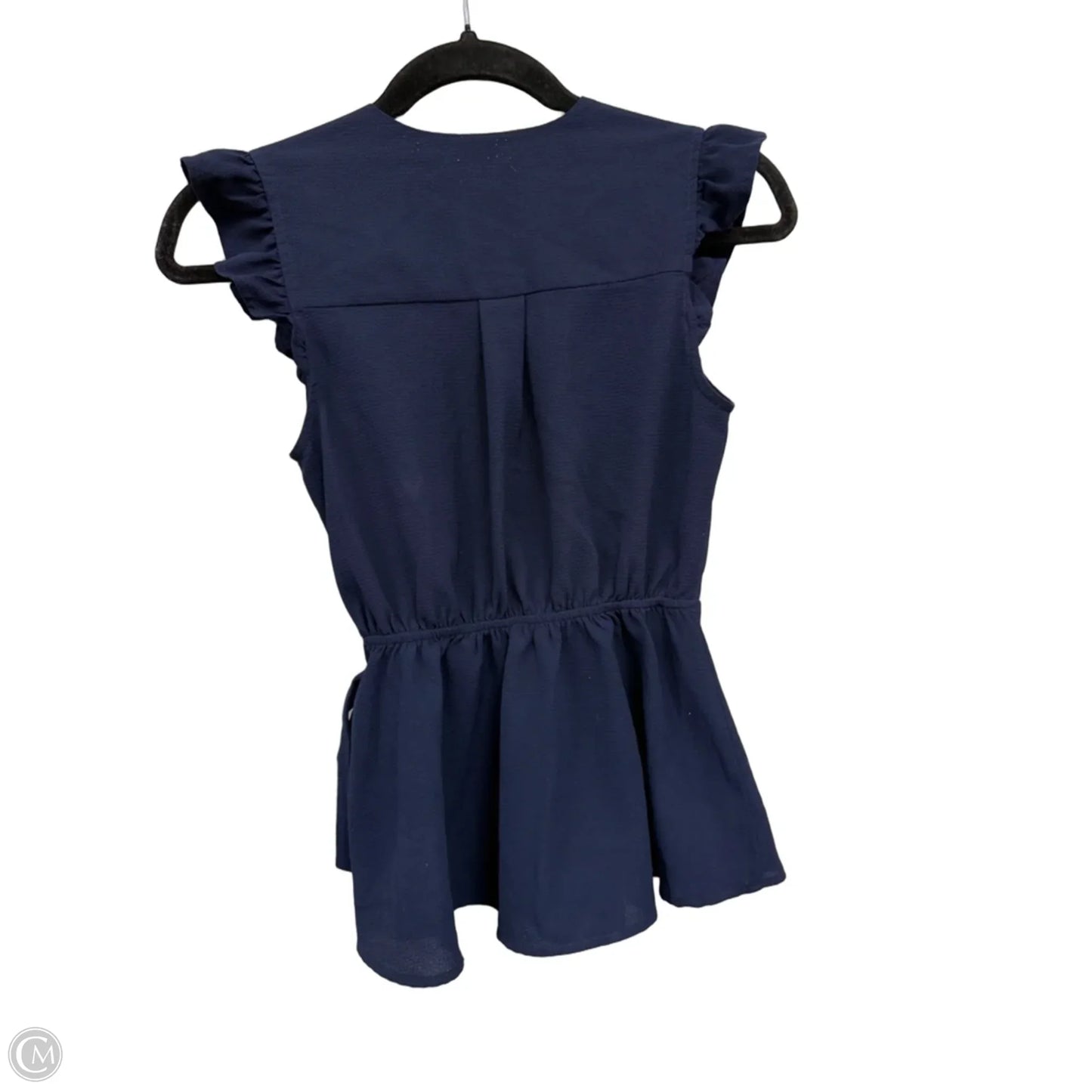 Top Short Sleeve By Monteau In Navy, Size: S