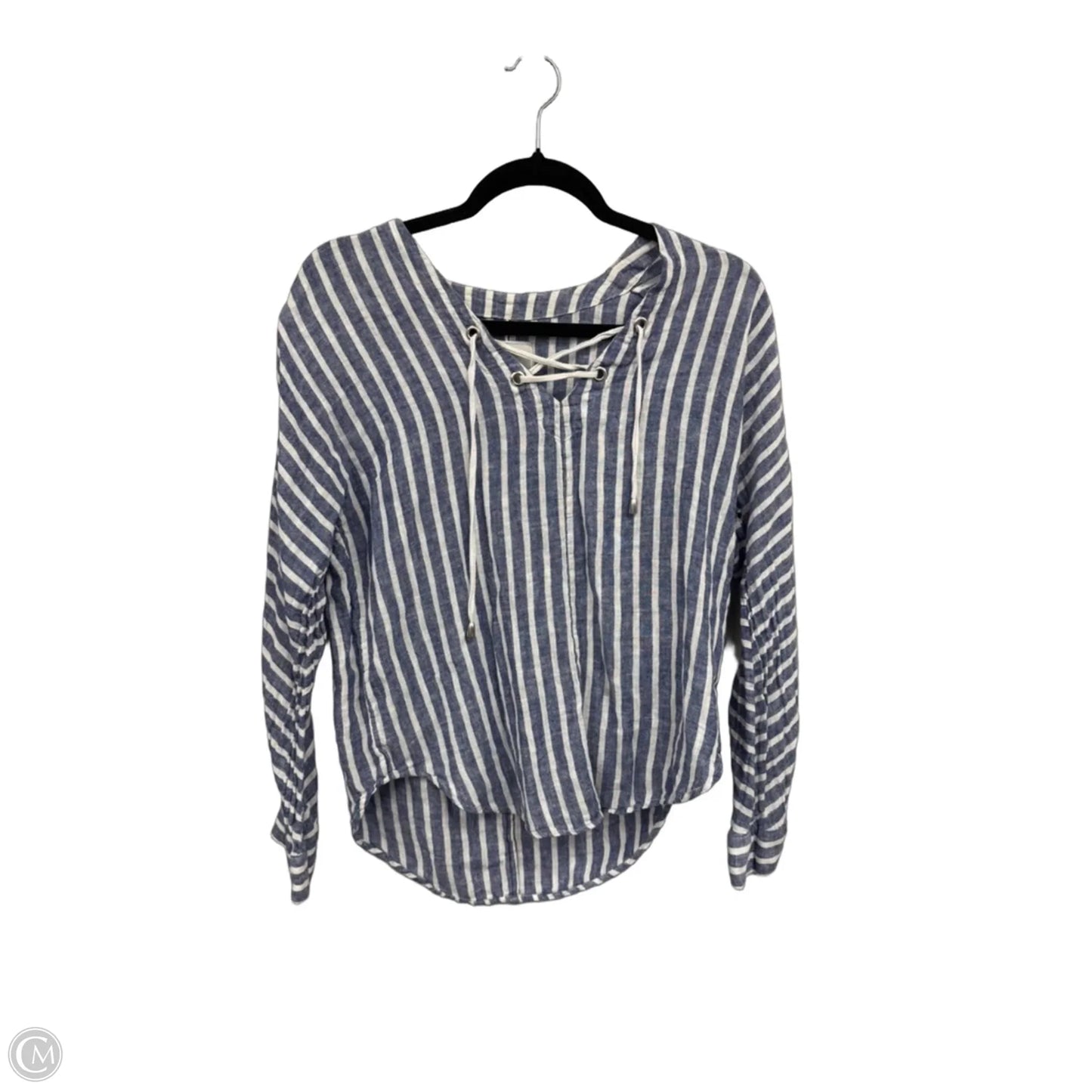 Top Long Sleeve By Rails In Striped Pattern, Size: S