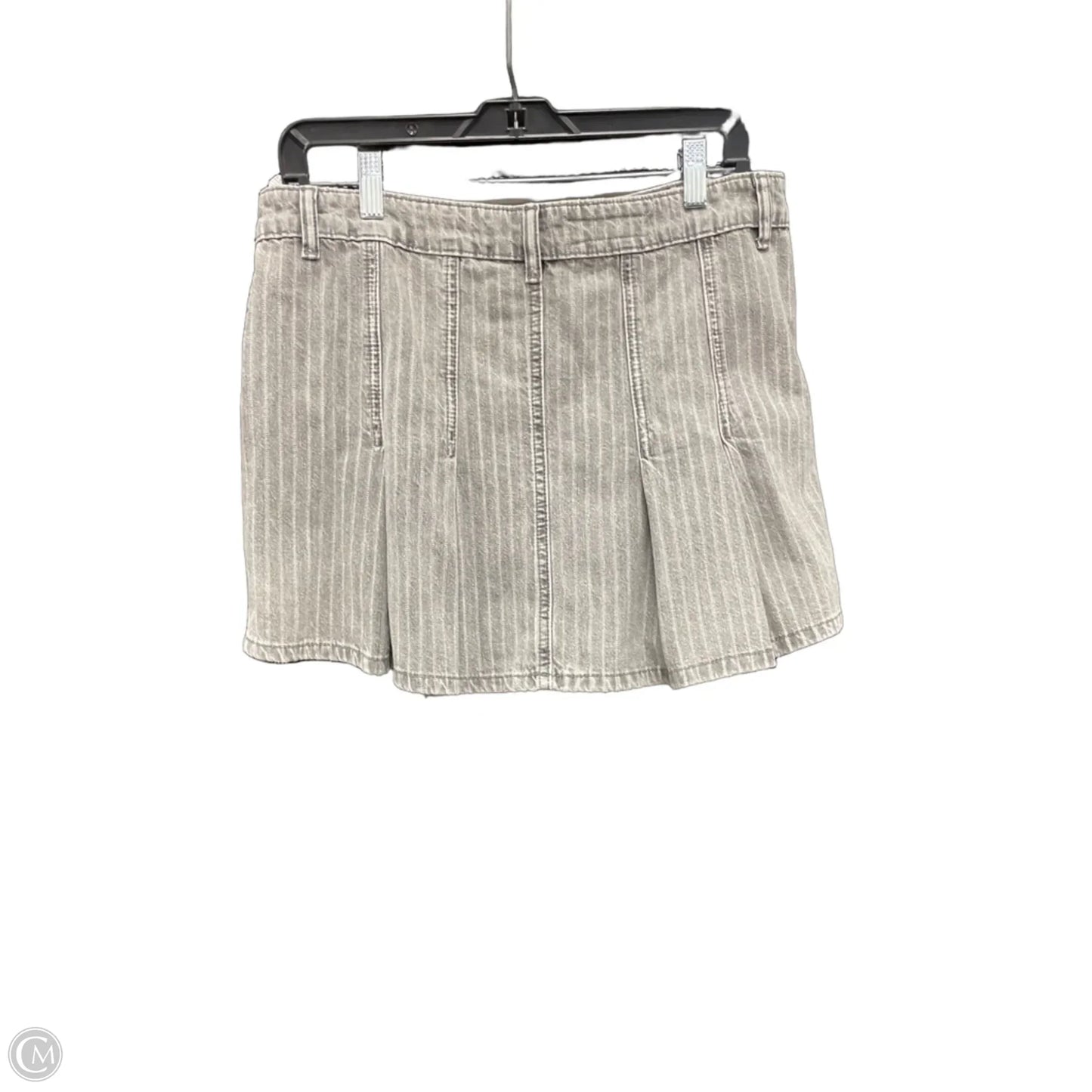 Skirt Mini & Short By Zara In Striped Pattern, Size: L