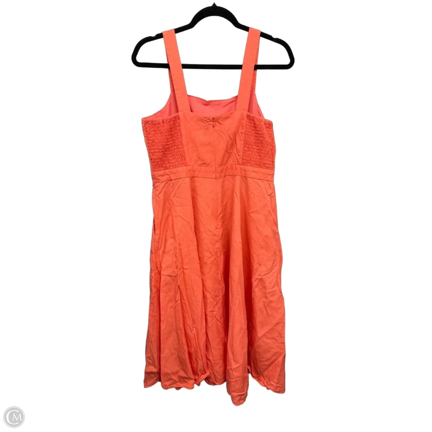 Dress Casual Midi By Cremieux In Coral, Size: 8