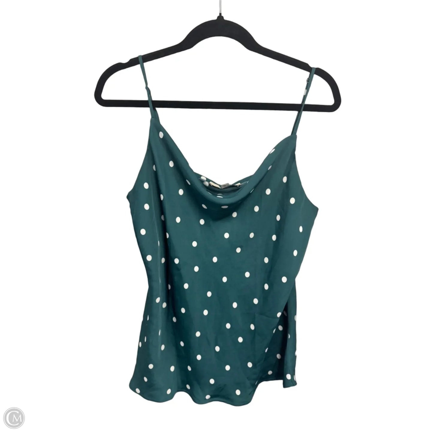 Top Sleeveless By Loft In Polkadot Pattern, Size: L