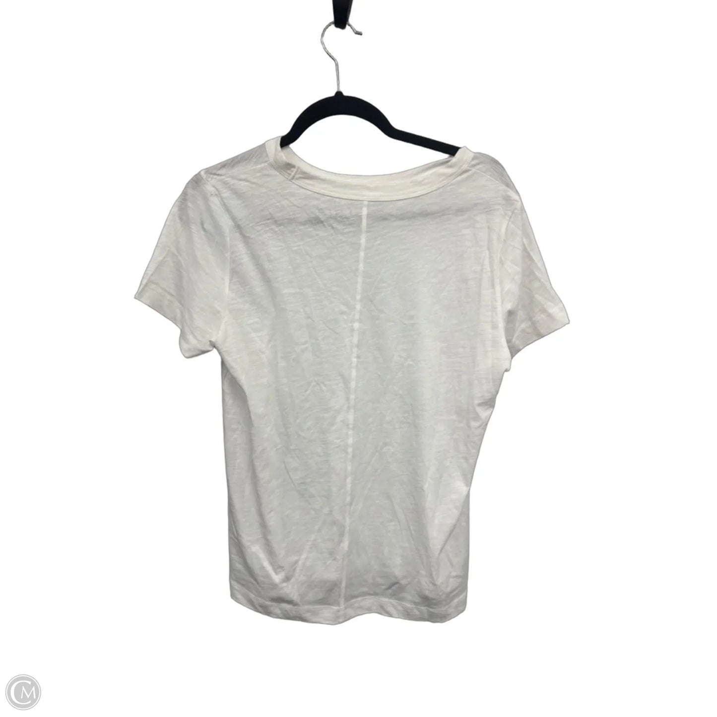 Top Short Sleeve Basic By Loft In White, Size: Lp