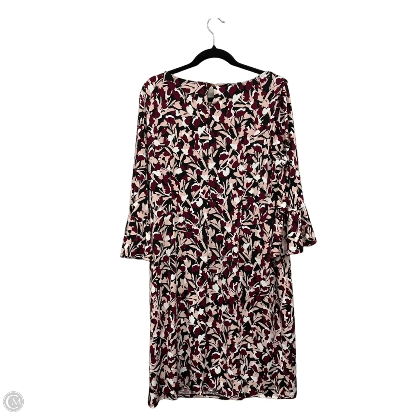 Dress Casual Short By Liz Claiborne In Floral Print, Size: Xl