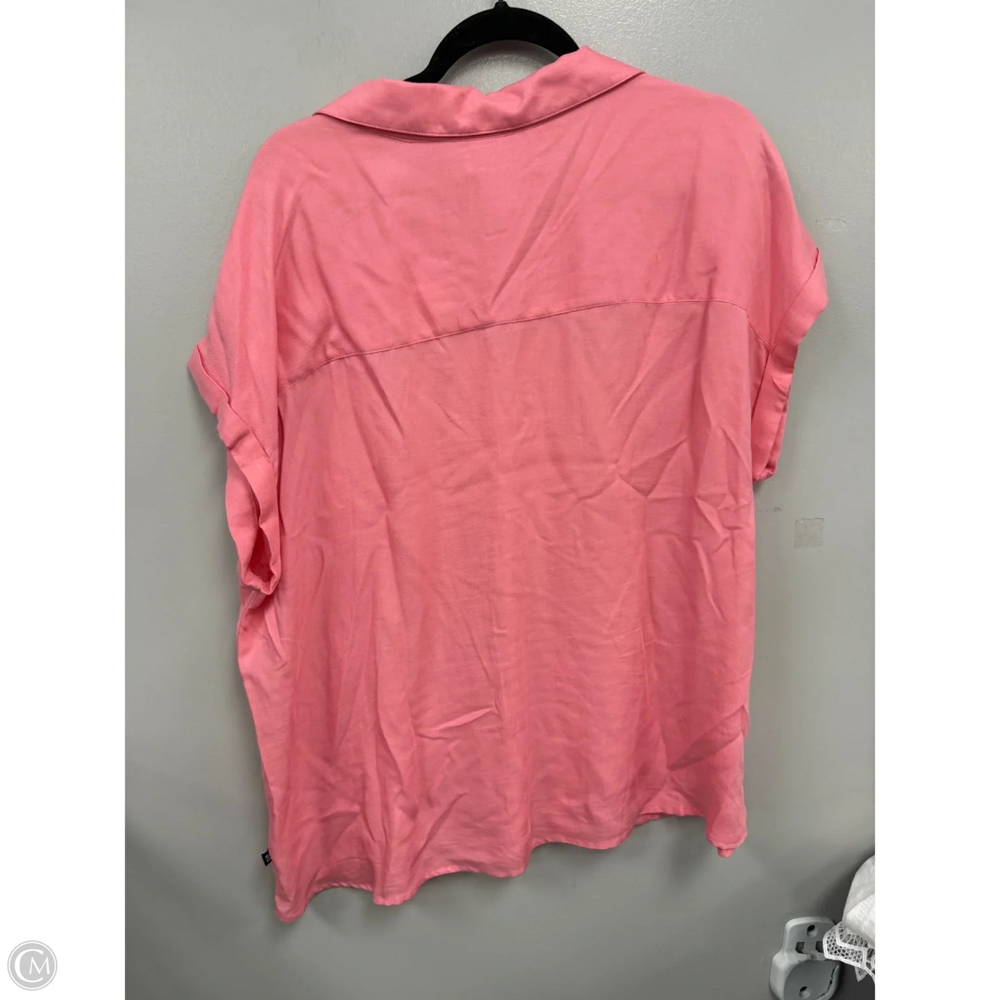 Top Short Sleeve By Gap In Coral, Size: Xl