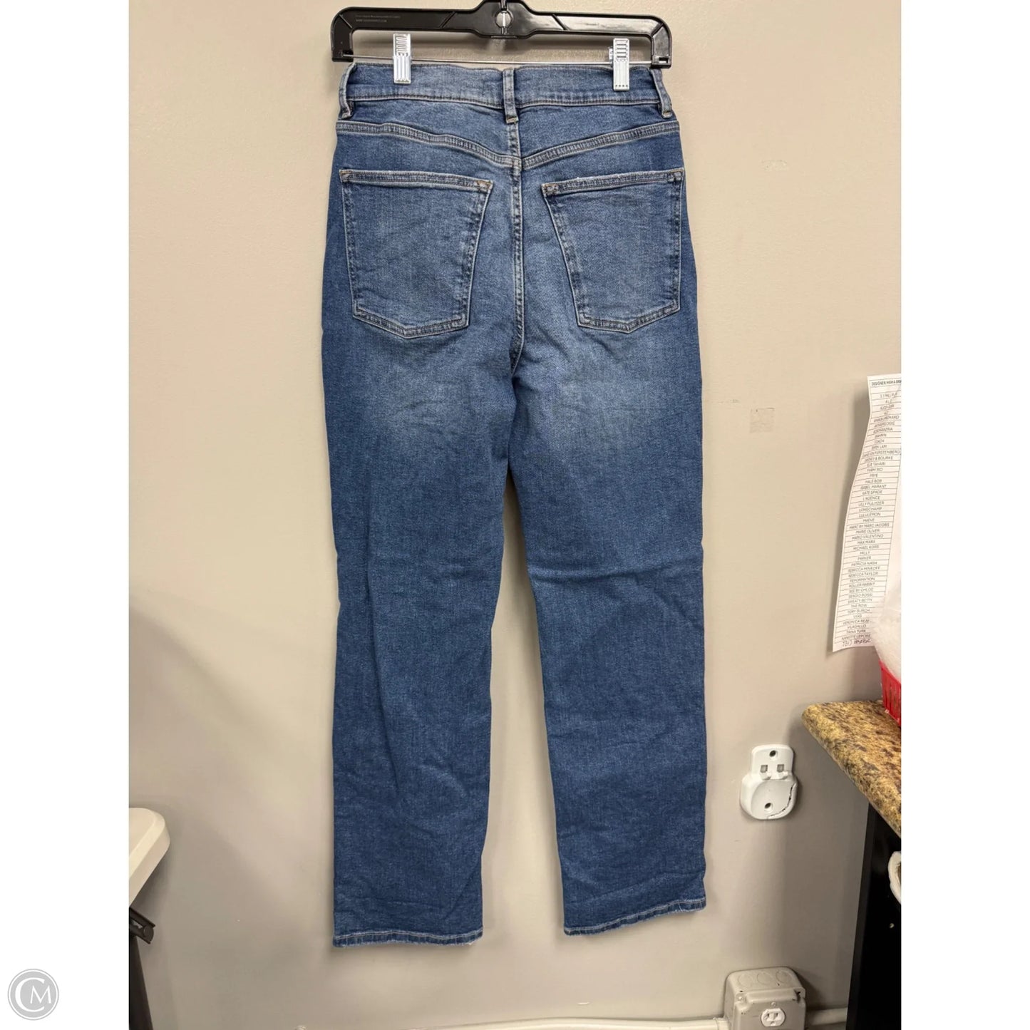 Jeans Straight By Clothes Mentor In Blue, Size: 4
