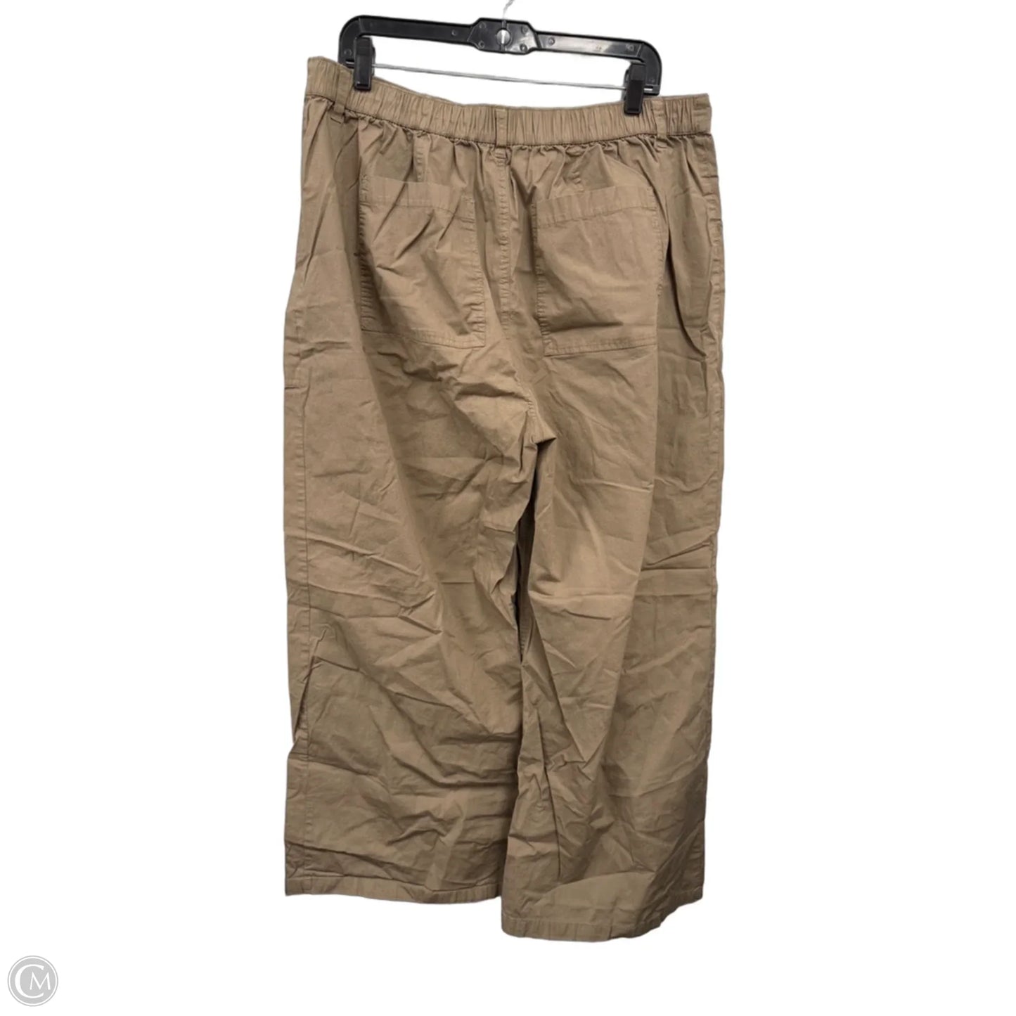 Pants Wide Leg By No Boundaries In Tan, Size: Xl
