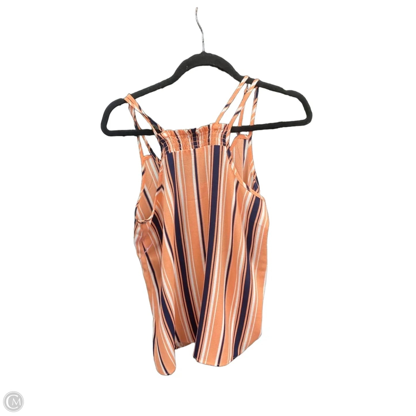 Top Sleeveless By Pink Rose In Striped Pattern, Size: S