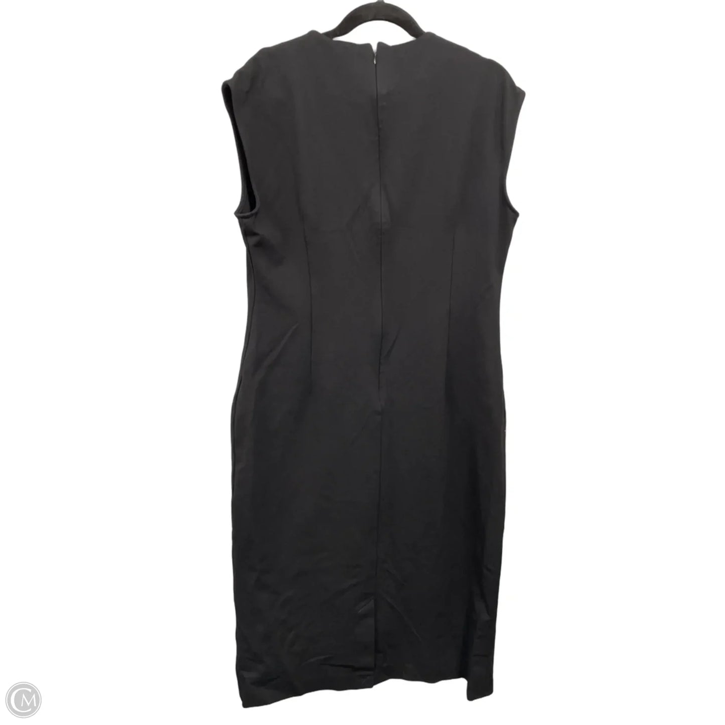 Dress Casual Midi By Calvin Klein In Black, Size: 16