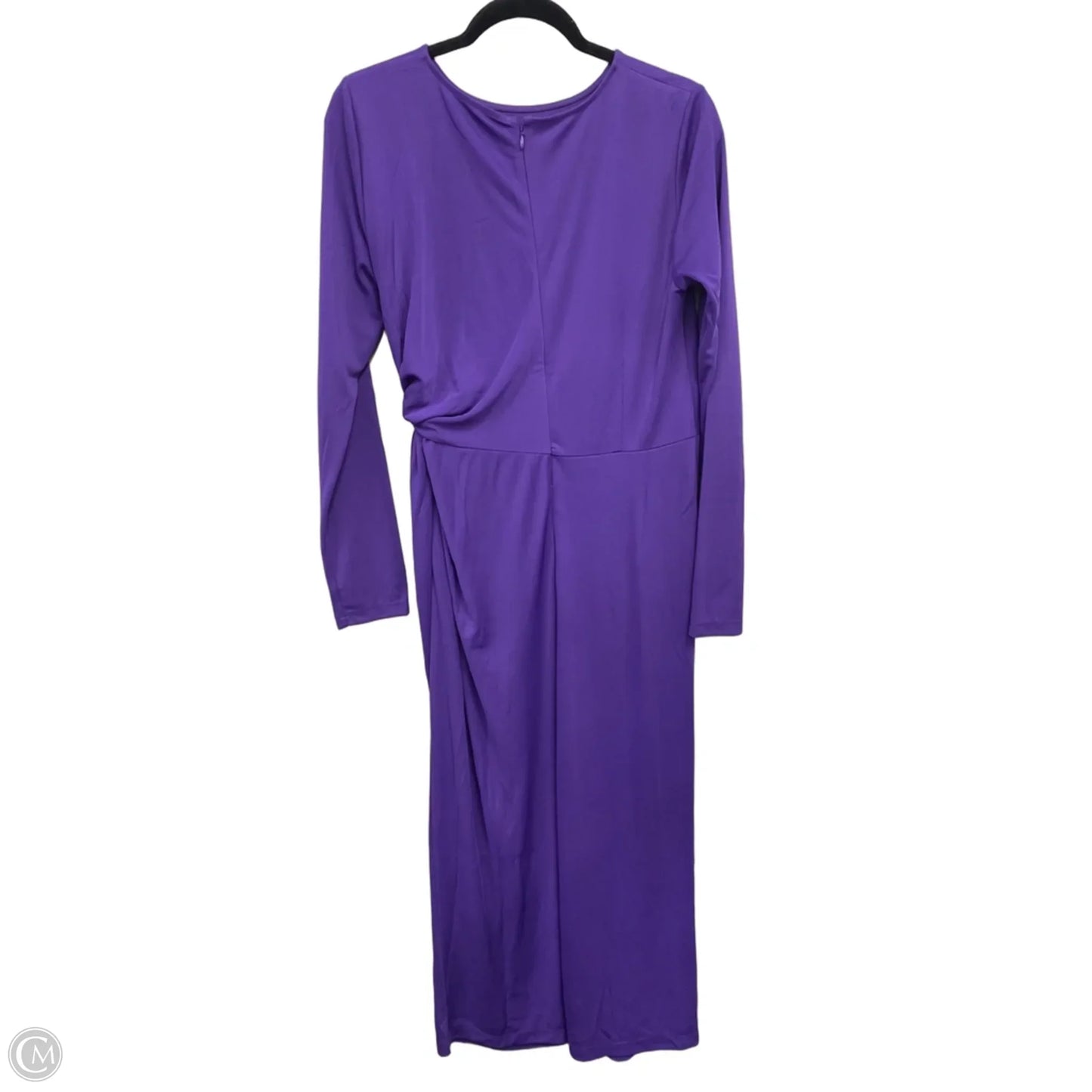 Dress Casual Maxi By Ann Taylor In Purple, Size: 10