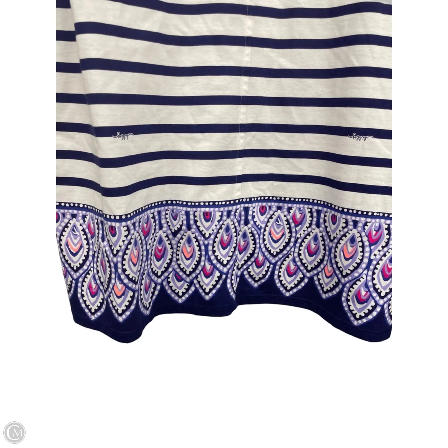 Dress Designer By Lilly Pulitzer In Striped Pattern, Size: L