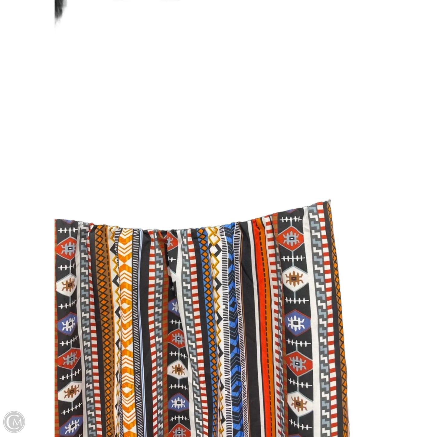 Dress Casual Short By Shein In Black & Orange, Size: Xl