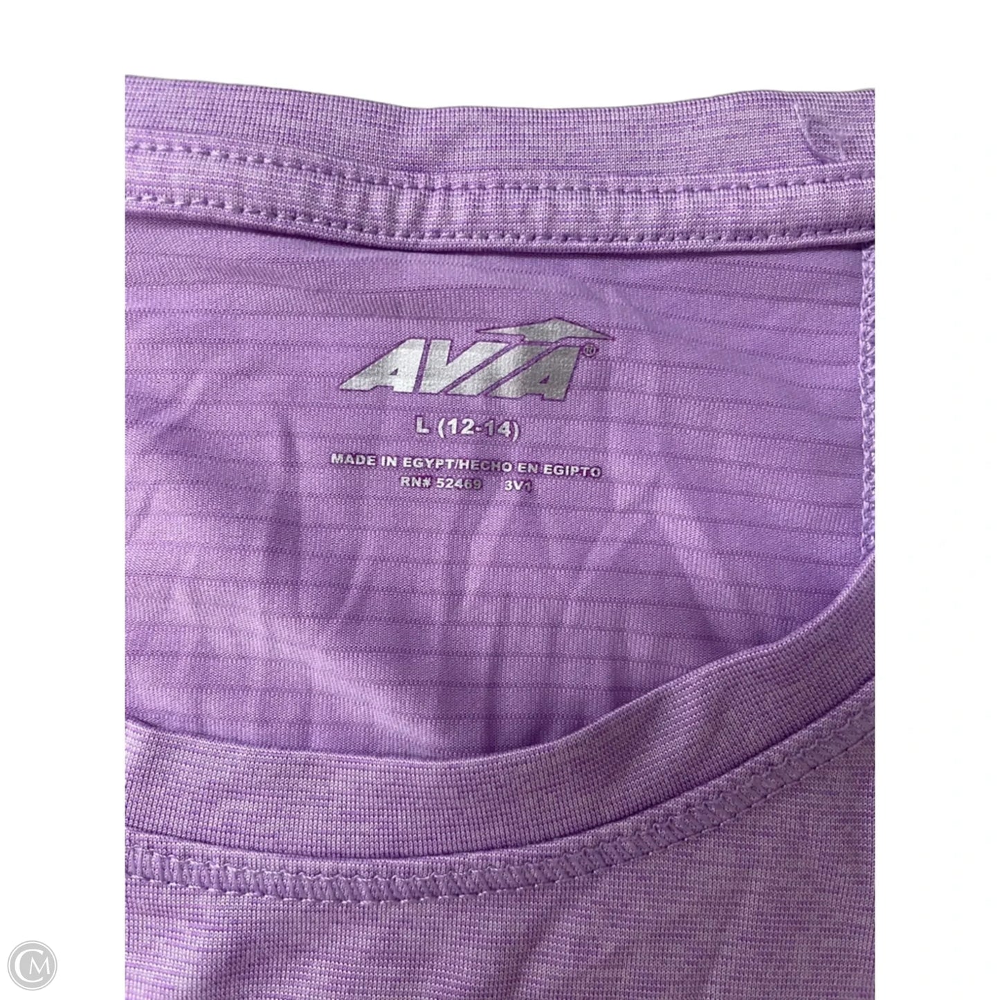 Athletic Tank Top By Avia In Purple, Size: L