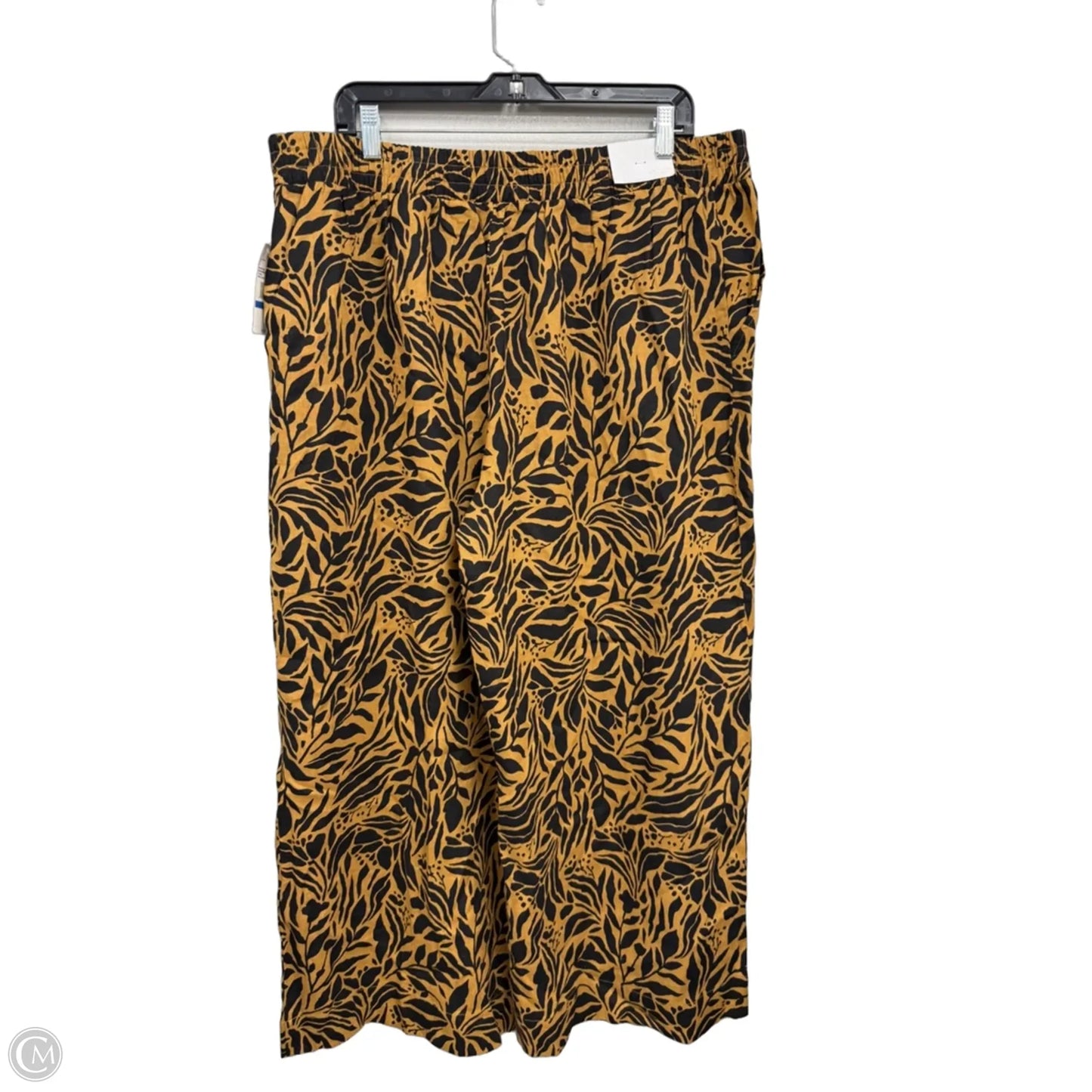 Pants Wide Leg By Jessica Simpson In Black & Brown, Size: Xl