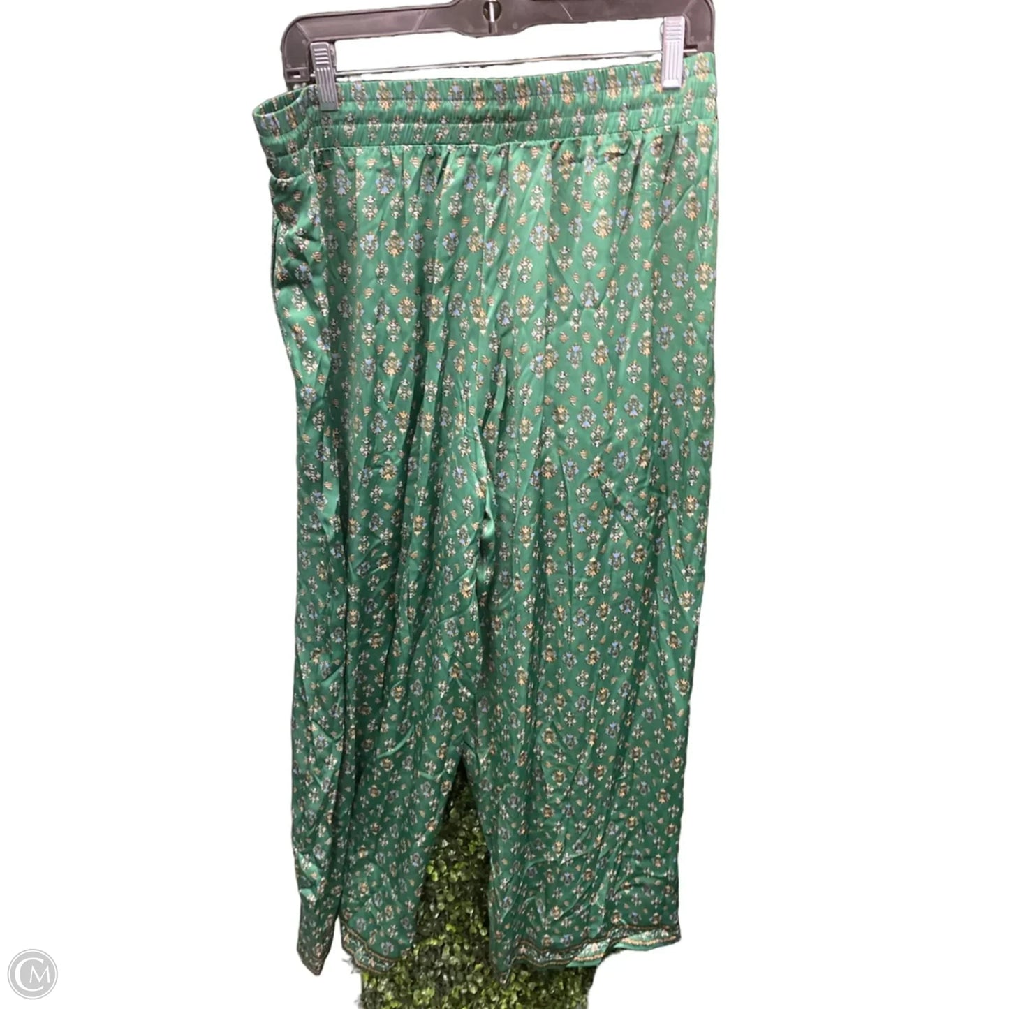 Pants Wide Leg By Max Studio In Green & Orange, Size: Xl