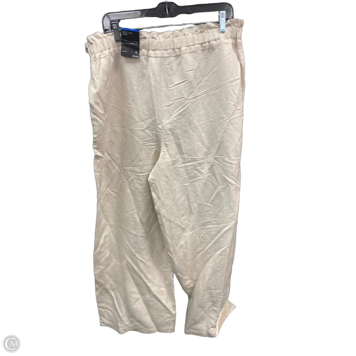 Pants Wide Leg By Inc In Cream, Size: Xl
