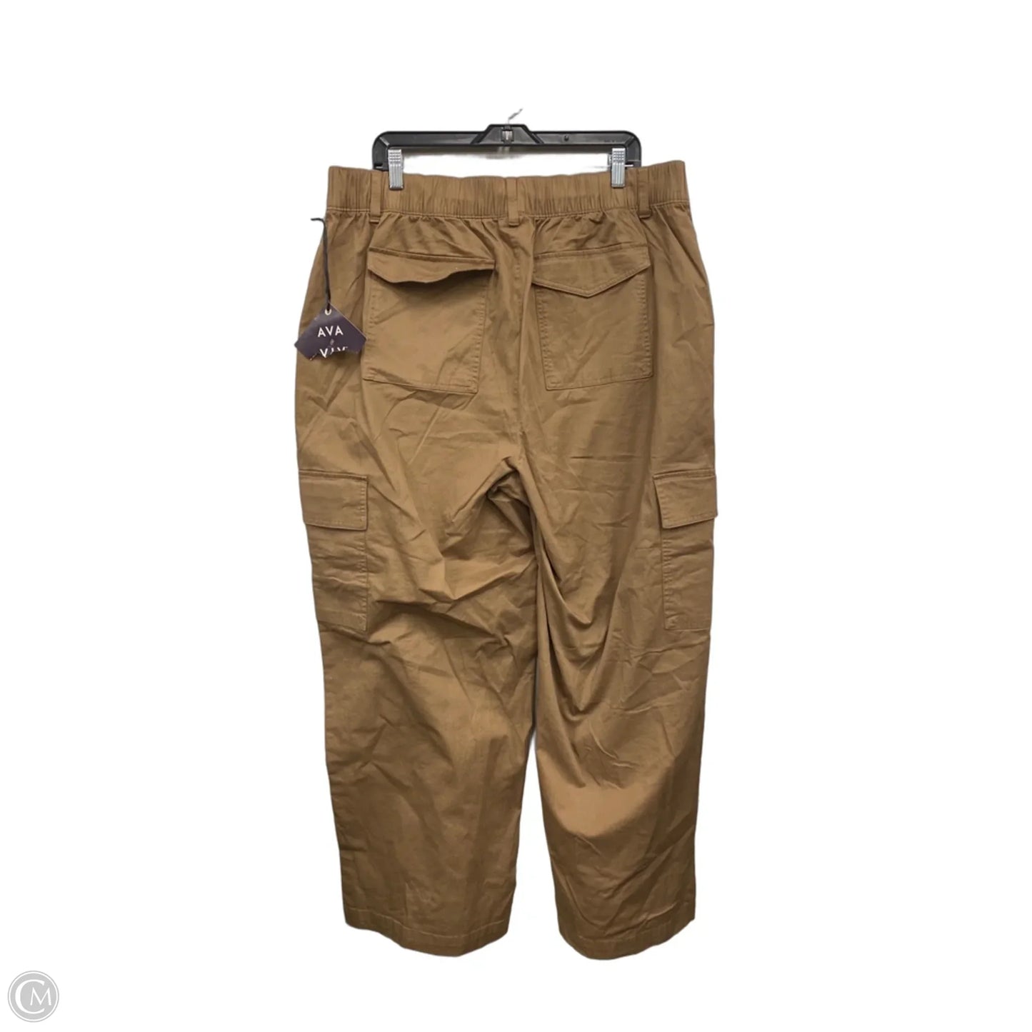 Pants Wide Leg By Ava & Viv In Brown, Size: Xxl