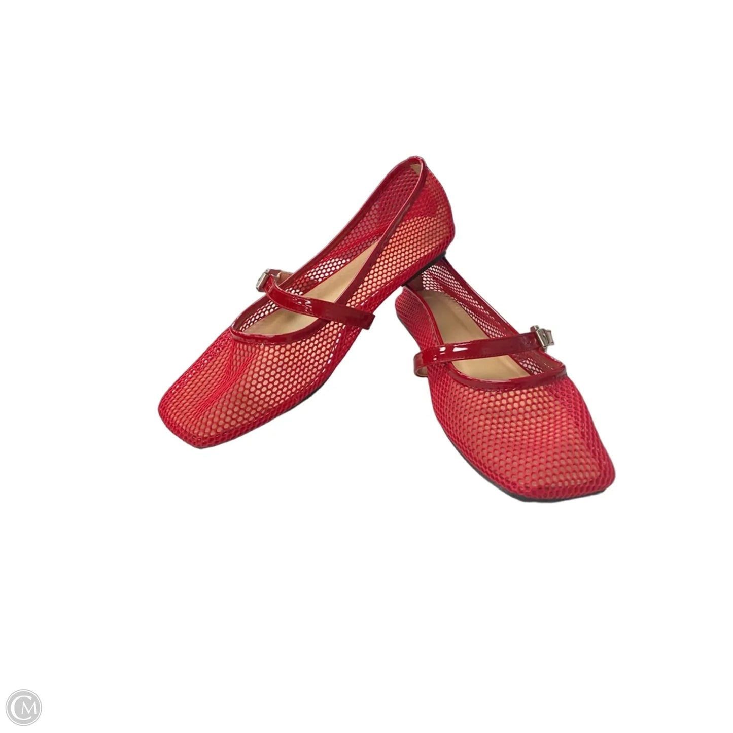 Shoes Flats By Clothes Mentor In Red, Size: 11.5