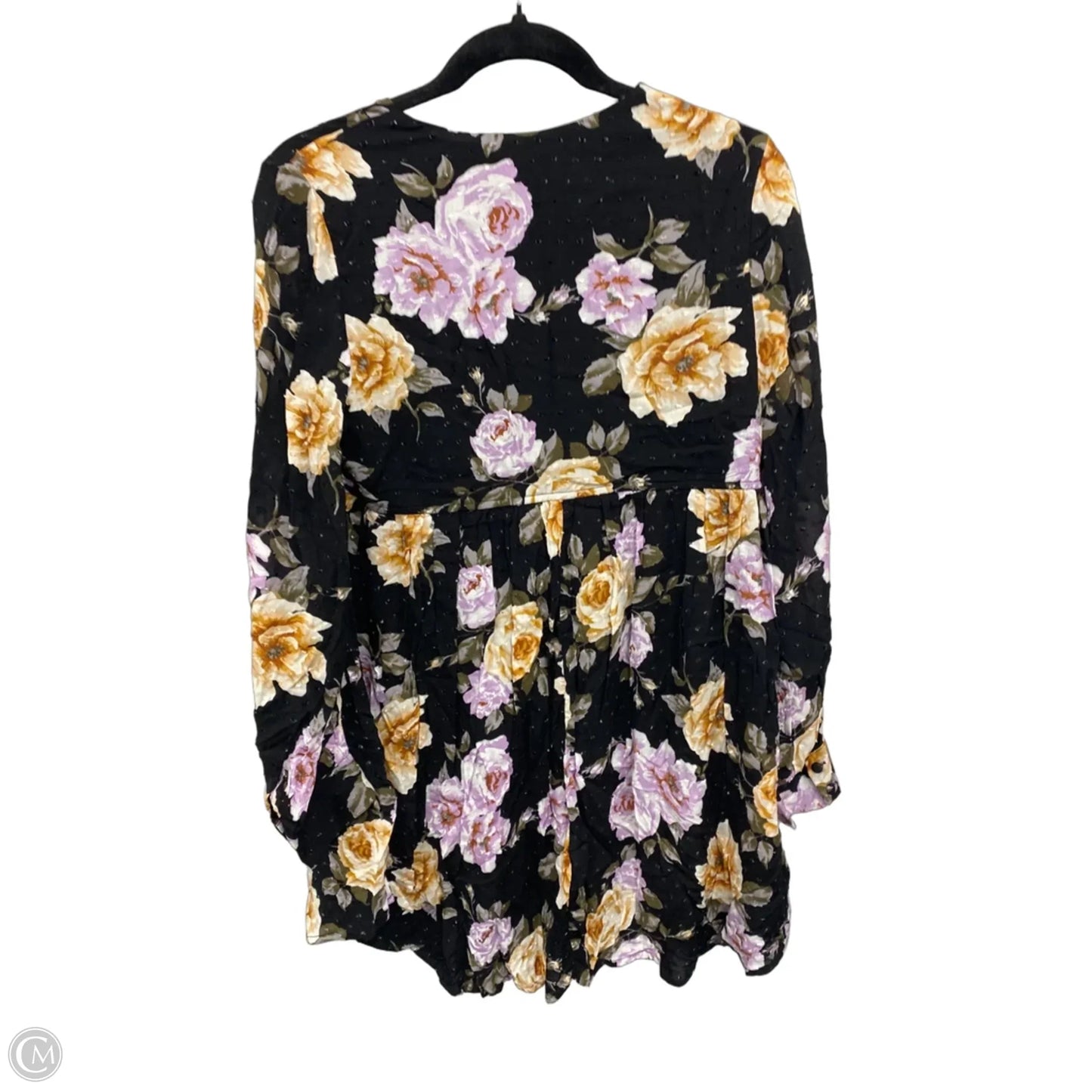 Dress Casual Short By Altard State In Black & Purple, Size: M