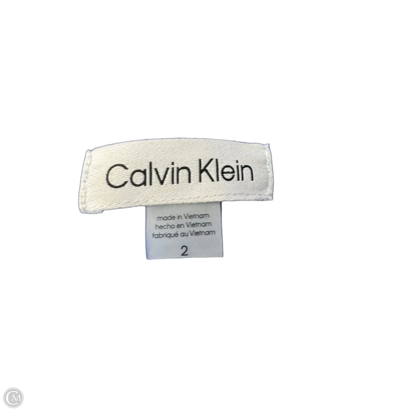 Dress Party Midi By Calvin Klein In Blue, Size: 2