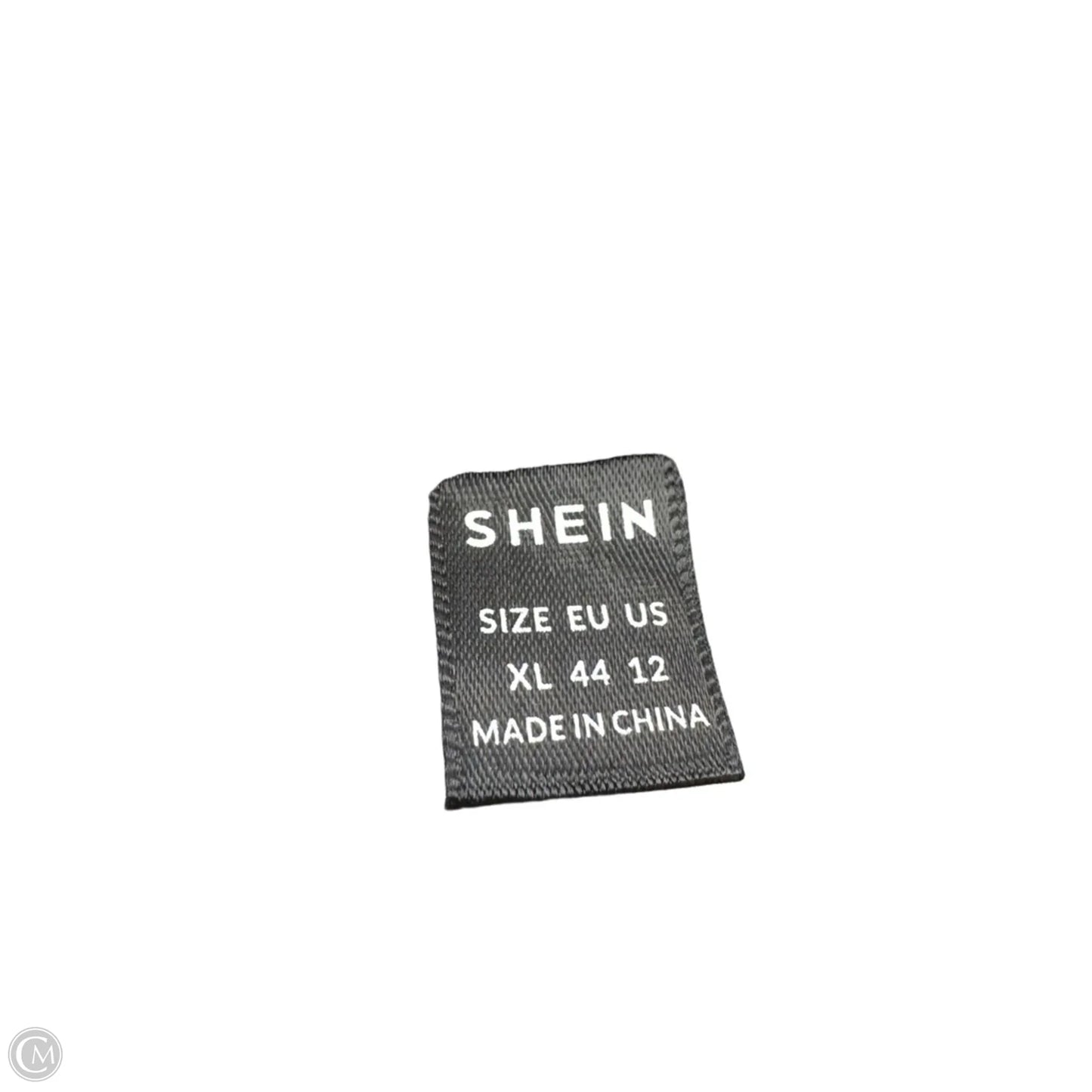 Dress Casual Short By Shein In Black & Tan, Size: Xl