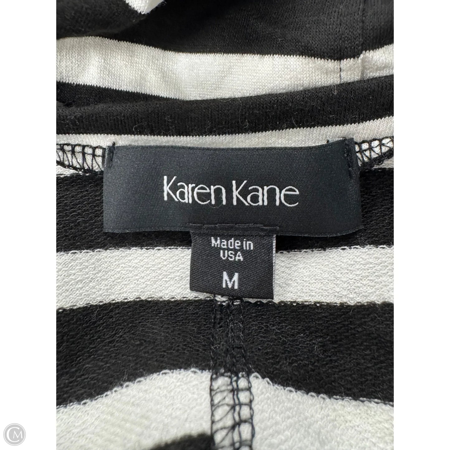 Dress Casual Short By Karen Kane In Black & White, Size: M