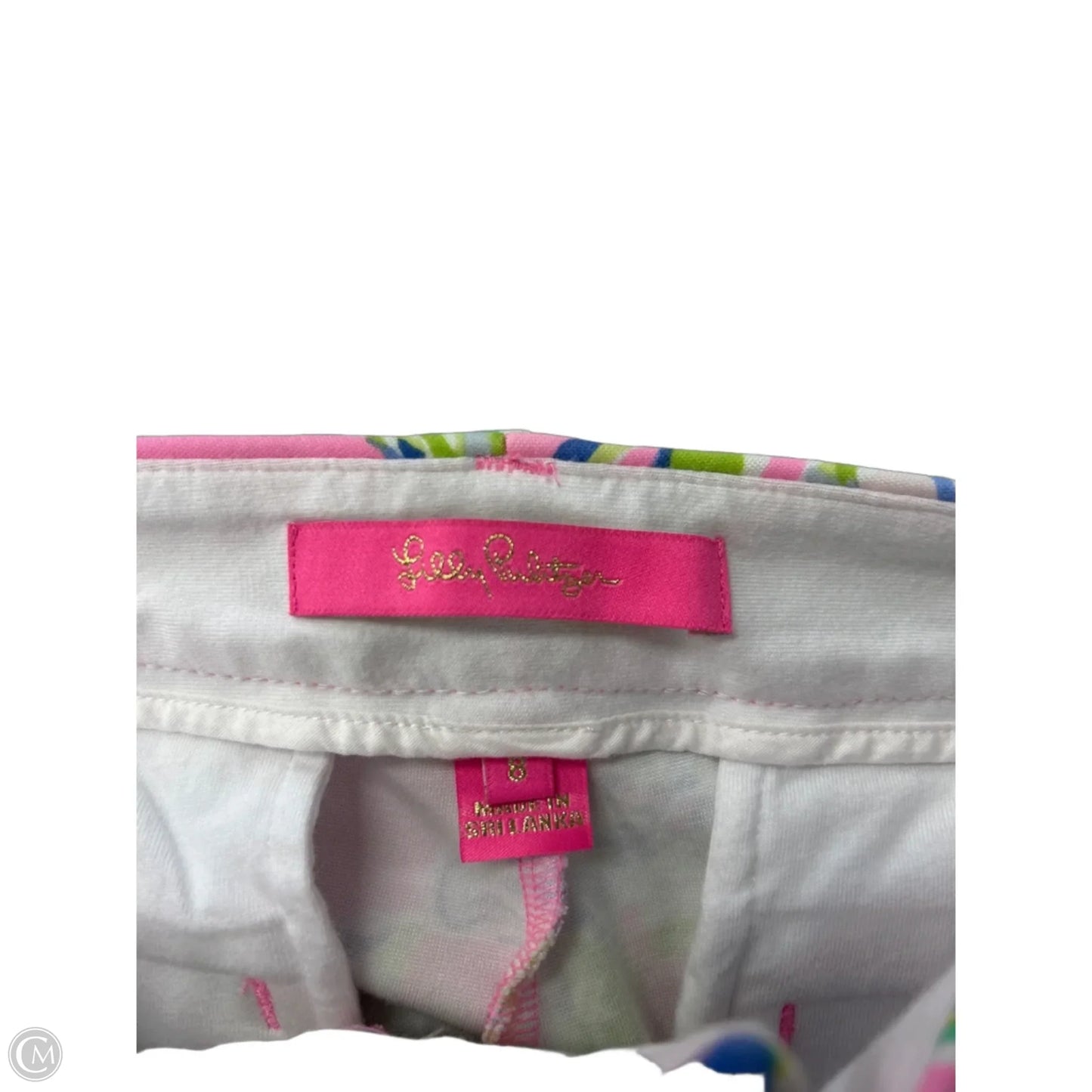 Shorts Designer By Lilly Pulitzer In Blue & Pink, Size: 8
