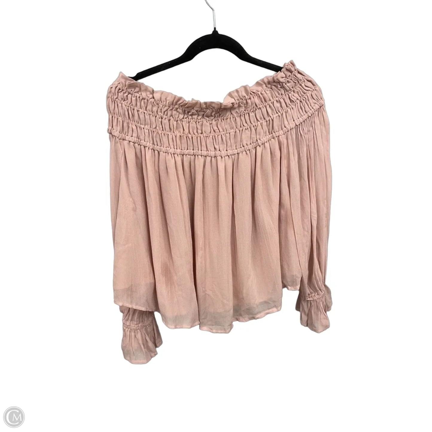 Top Long Sleeve By Asos In Mauve, Size: 8